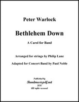Bethlehem Down Concert Band sheet music cover